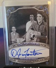 DJ Fontana 2010 Press Pass ELV75 Elvis Presley Birthday Auto Autograph CS-DJ SP picture