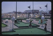 Photo:Point Pleasant New Jersey Mini Golf Boardwalk 1960s Beach Scene picture