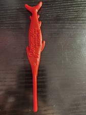 Jimmy's Harborside Restaurant Fish Swizzle Stick Red 5.5