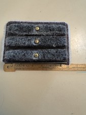     Columbia Icefield Canada Genuine Seal Fur Leather Valet Caddy Vintage picture