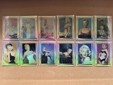1995 Sports Time Marilyn Monroe II Complete Holochrome Insert Set HC1-HC12 picture