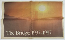1987 Press Democrat Newspaper San Francisco Golden Gate Bridge 50th Birthday Y2K picture