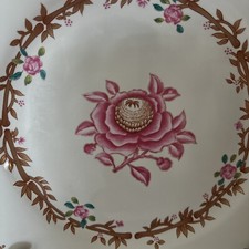ABIGAIL ADAMS Porcelain Plate Peabody Museum of Salem 22k Gold Trim Avon picture