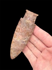 4 1/4” Paleo Eden Point,  Indian Artifact, Arrowheads picture