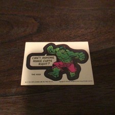 Vintage 1976 Marvel Sticker The Hulk picture
