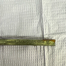 vintage metal advertising tongs CM Kimball Everett Mass Red Cap Wind O Wash picture