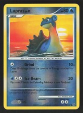 English LP Lapras 79/127 PL Reverse Holofoil Pokemon Platinum picture