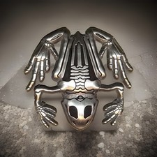 Navy Seals Bone Skull Skeleton Frog Seal Team 6 ChallengeCoin DEVGARU NUMBERED picture