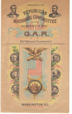 VTG 1892 REPUBLICAN NATIONAL COMMITTEE 26th ENCAMPMENT BENJAMIN HARRISON BOOKLET picture
