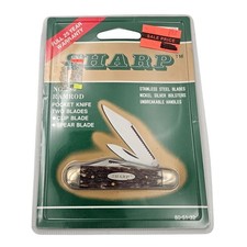Sharp No. 280 Ramrod Pocket Knife With Two Blades Clip & Spear Stainless Steel picture