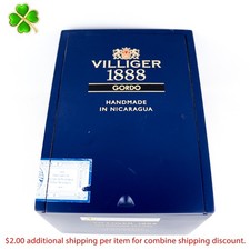 Villiger 1888 Gordo 6 x 60 Empty Wood Cigar Box 7.25