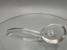 Vintage Clear Glass Mayonnaise Ladle Spoon Salad Dressing Serving 4.5L Crystal picture