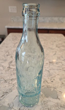 Antique Vintage Cedar Rapids Iowa Candy Co Soda Pop Blue Bottle 7.5oz VERY RARE picture