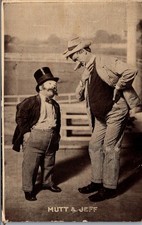 Mutt & Jeff Vaudeville RPPC Postcard - Kraus Mfg. Co. New York picture