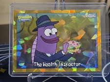 2025 Topps Chrome SpongeBob Sapphire The Health Inspector #94 Gold /50 picture