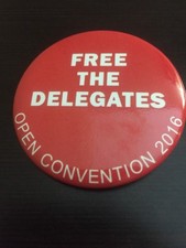 2016 Republican National Convention Free The Delegates Anti-Donald Trump Button picture