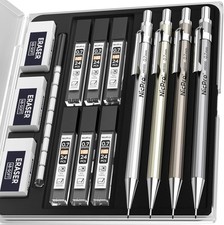 MB1000 Metal Mechanical Pencil Set, 4 Pack Mechanical Pencil 0.7mm picture
