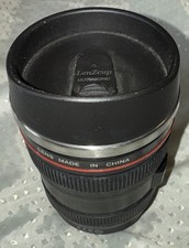 LenZcup Ultrasonic Camera Lens Thermos Mug Cup Photographer's Travel Mug.  #2248 picture