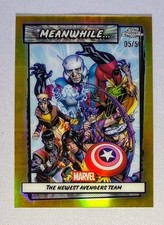 2026 Topps Chrome Marvel - The Newest Avengers Team #MW-01 - Meanwhile… Gold /50 picture
