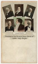 c1902 LDS Mormon Church Presidents Joseph Smith / The Bureau Salt Lake City Utah picture