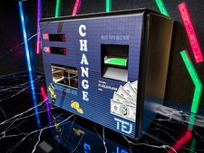 Dollar bill coin changer machine / Exchange dollar bills for quarters model TEJ picture
