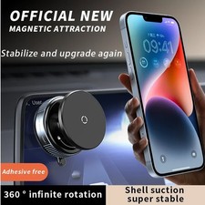 Car Phone Holder, Upgraded 360Adjustable Vacuum Suction 20X Magnets picture