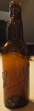 Rare Vintage  Pre-pro (Early 1900s) Schlitz Amber Beer Bottle - Milwaukee picture