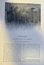 1897 London Audiences C. D. Gibson Illustrations picture