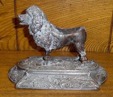 Vintage D.R.G.M. Musterschutz  Dog Table Lighter (Missing Parts) picture