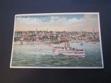 postcard Hold to light Newburg, Hudson River picture