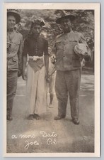 Jolo Philippines Moro Datu US Officers Cigar RPPC Postcard picture