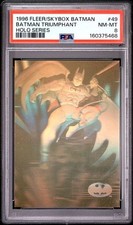 1996 Fleer/Skybox Batman #49 Batman Triumphant Holo Series : PSA 8 picture