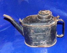 Vintage or Antique A.T.&S.F. RY Embossed Railroad Fuel Oil or Kerosene Can picture