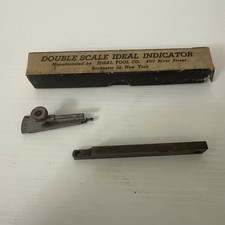 Ideal Tool Co. Vintage Double Scale Test Indicator Rochester N.Y. USA Machinist picture