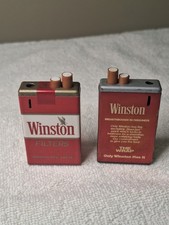 WORKING 2 Vintage 1991 Winston Filters Lighters Advertising Taste Wrap Smooth picture