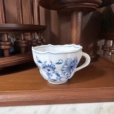 MEISSEN BLUE ONION ANTIQUE CUP No Saucer GERMANY  picture