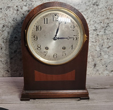 Vintage 1920s-40s Seth Thomas Arched Top Mantel Clock Wood Case Serviced picture