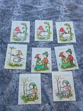 8 1981  Vintage Anneliese Little Helpers  Children Greeting Cards Birthday picture