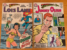 Superman's Pal Jimmy Olsen 83 and Lois Lane 76 - Silver Age Superman fun - nice picture