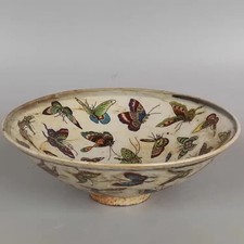 Handmade Imitate Antiquity Ceramic Bowl Boutique Collect Ornaments Retro picture