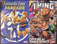 Fantastic Four Fanfare/The Thing/ Lot Of 2 Marvel Comics TPB’s picture