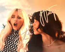 Jenna Ortega, Sabrina Carpenter Signed 8x10