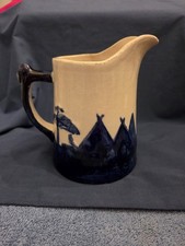 Antique Old Sleepy Eye 6.5 Inch Pitcher Monmouth Stoneware  picture