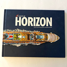 Carnival Horizon 2018 Commemorative Inaugural Book Souvenir Edition cruise ship picture