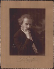 IGNACY JAN PADEREWSKI - PHOTOGRAPH MOUNT SIGNED picture