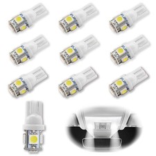 10PCS T10 194 LED Bulbs 6000K 5SMD 12V Replacement for Dome Map License Lights picture
