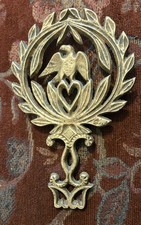 Vtg Brass 8.5