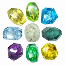 Evolution Stones (Set of 9) Pokemon - Counter, TCG, Handcrafted, Eeveelution picture