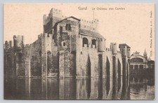 Gand Le Château des Comtes Gravensteen Castle Ghent Belgium RPPC Postcard picture