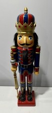 Vintage Traditional 24 Kirkland Signature Wooden Soldier Nutcracker picture